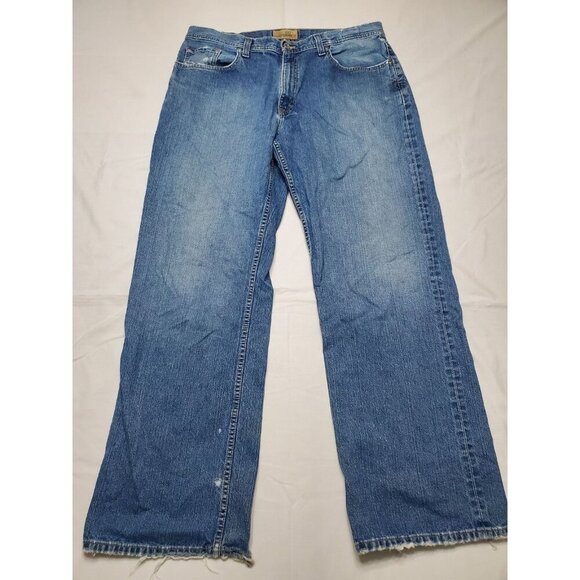 BKE 67 San Antonio Jeans Men's Size 36x32 Y2K Baggy Wide Leg Distressed KBK3032L - Picture 1 of 16